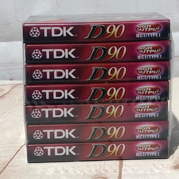 TDK blank cassette tapes 90 minute sealed lot of 7 - Picture 5 of 7